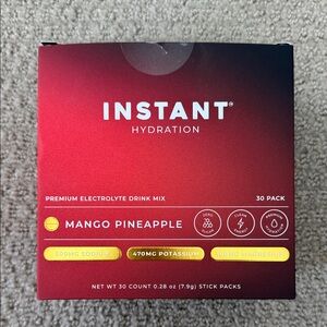 Mango Pineapple Instant Hydration Electrolyte Drink Packets